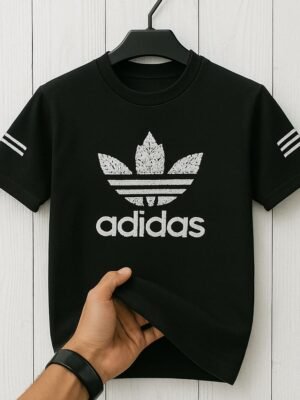 Adidas Classic Black Graphic T-Shirt