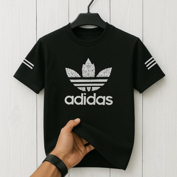 Adidas Classic Black Graphic T-Shirt