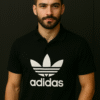 Adidas Classic Black Graphic T-Shirt