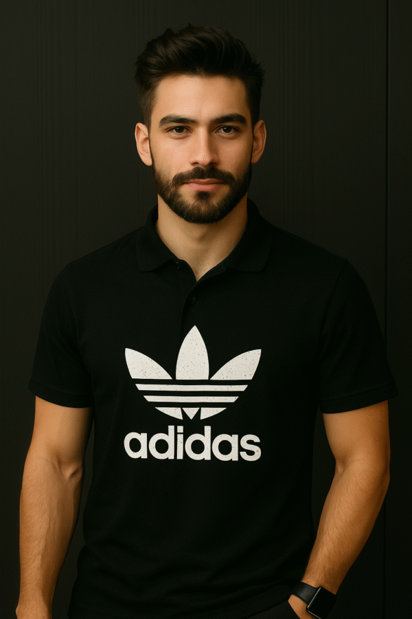 Adidas Classic Black Graphic T-Shirt